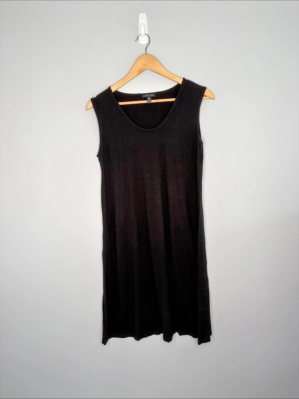 Eileen Fisher Black Maxi Dress Size XS